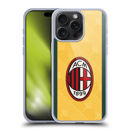 AC Milan 2025/26 Crest Kit Third Soft Gel Case for Apple iPhone 15 Pro Max & MagSafe
