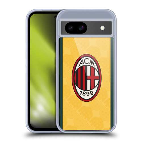 AC Milan 2025/26 Crest Kit Third Soft Gel Case for Google Pixel 8a