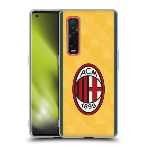 AC Milan 2025/26 Crest Kit Third Soft Gel Case for OPPO Find X2 Pro 5G