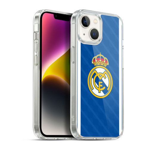 Real Madrid CF Badge Blue Soft Gel Case for Apple iPhone 14