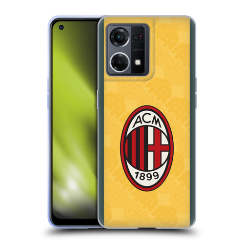 AC Milan 2025/26 Crest Kit Third Soft Gel Case for OPPO Reno8 4G