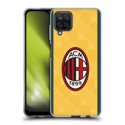 AC Milan 2025/26 Crest Kit Third Soft Gel Case for Samsung Galaxy A12 (2020)