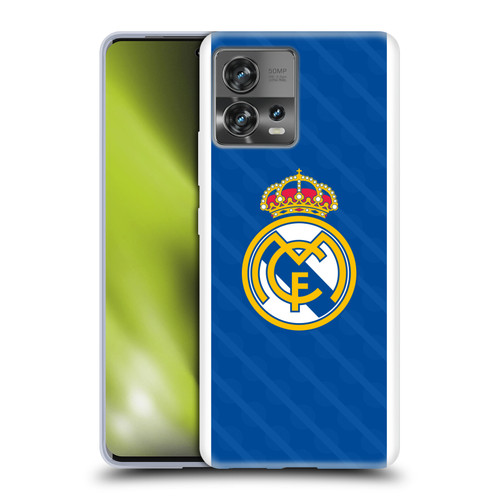 Real Madrid CF Badge Blue Soft Gel Case for Motorola Moto Edge 30 Fusion