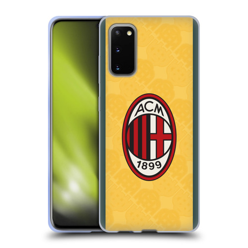 AC Milan 2025/26 Crest Kit Third Soft Gel Case for Samsung Galaxy S20 / S20 5G