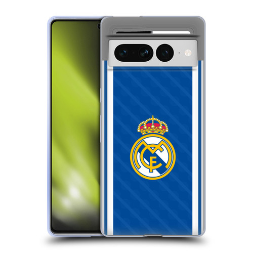 Real Madrid CF Badge Blue Soft Gel Case for Google Pixel 7 Pro