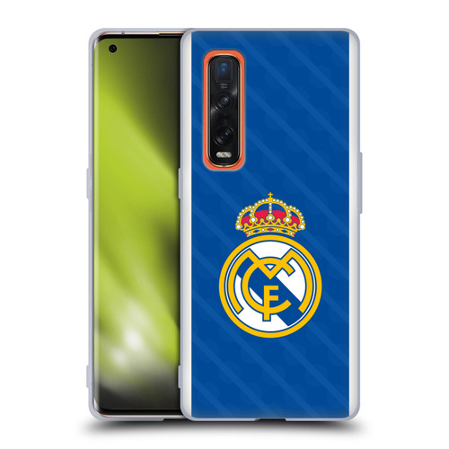 Real Madrid CF Badge Blue Soft Gel Case for OPPO Find X2 Pro 5G