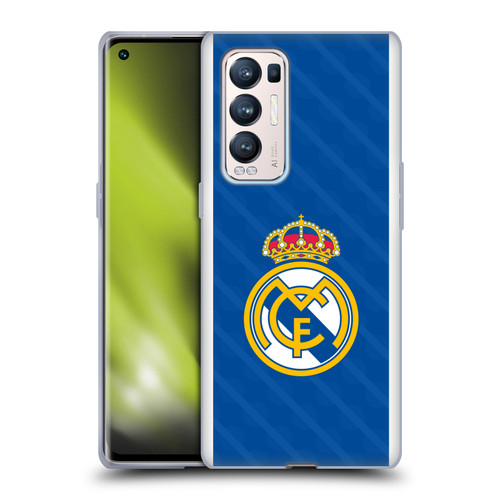 Real Madrid CF Badge Blue Soft Gel Case for OPPO Find X3 Neo / Reno5 Pro+ 5G