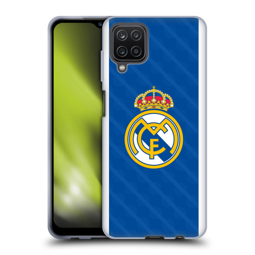 Real Madrid CF Badge Blue Soft Gel Case for Samsung Galaxy A12 (2020)