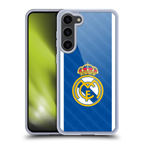 Real Madrid CF Badge Blue Soft Gel Case for Samsung Galaxy S23+ 5G & MagSafe
