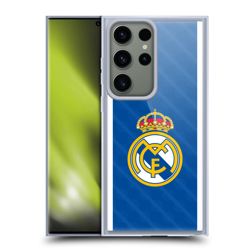 Real Madrid CF Badge Blue Soft Gel Case for Samsung Galaxy S23 Ultra 5G & MagSafe