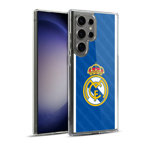 Real Madrid CF Badge Blue Soft Gel Case for Samsung Galaxy S23 Ultra 5G & MagSafe