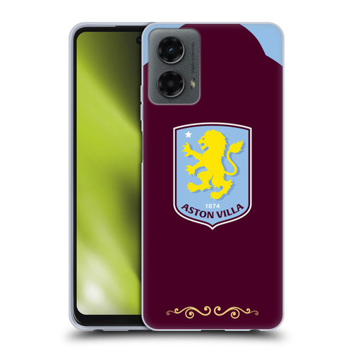 Aston Villa Football Club 2025/26 Crest Kit Home Soft Gel Case for Motorola Moto G (2024)