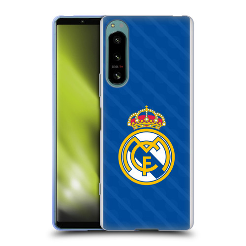 Real Madrid CF Badge Blue Soft Gel Case for Sony Xperia 5 IV