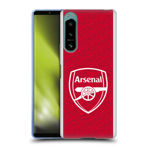 Arsenal FC 2025/26 Kit Home Soft Gel Case for Sony Xperia 5 IV