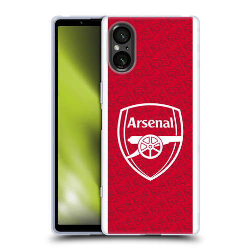 Arsenal FC 2025/26 Kit Home Soft Gel Case for Sony Xperia 5 V 5G
