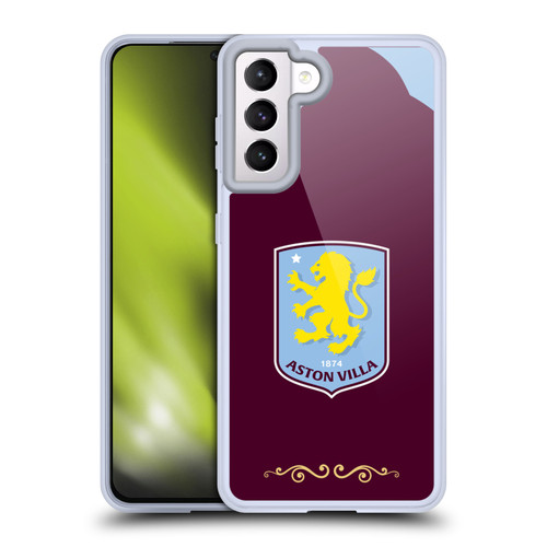 Aston Villa Football Club 2025/26 Crest Kit Home Soft Gel Case for Samsung Galaxy S21 5G Aston Villa Football Club 2025/26 Crest Kit Home Soft Gel Case for Samsung Galaxy S21 5G