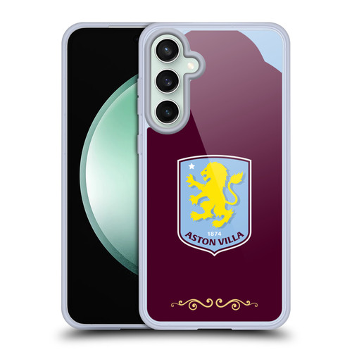 Aston Villa Football Club 2025/26 Crest Kit Home Soft Gel Case for Samsung Galaxy S23 FE 5G Aston Villa Football Club 2025/26 Crest Kit Home Soft Gel Case for Samsung Galaxy S23 FE 5G