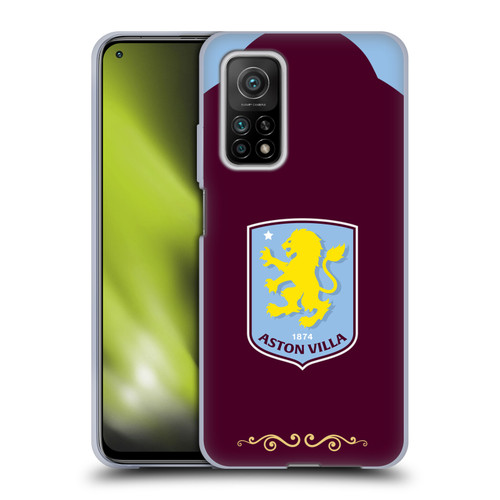 Aston Villa Football Club 2025/26 Crest Kit Home Soft Gel Case for Xiaomi Mi 10T 5G