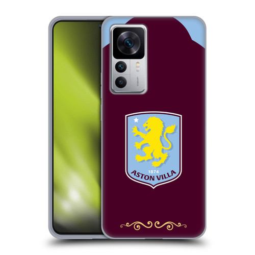 Aston Villa Football Club 2025/26 Crest Kit Home Soft Gel Case for Xiaomi 12T 5G / 12T Pro 5G / Redmi K50 Ultra 5G