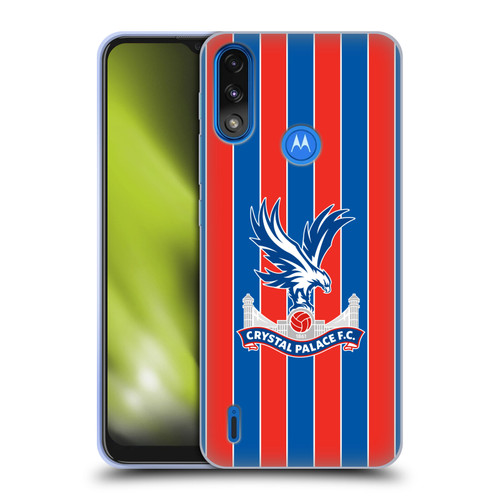 Crystal Palace FC 2025/26 Crest Kit Home Soft Gel Case for Motorola Moto E7 Power / Moto E7i Power