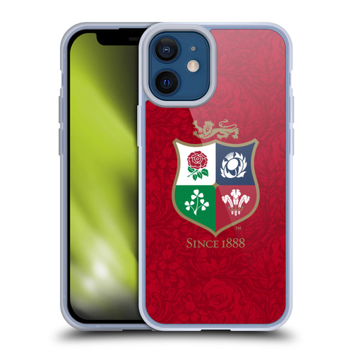 British and Irish Lions 2025 Jersey Kit Replica Soft Gel Case for Apple iPhone 12 Mini & MagSafe