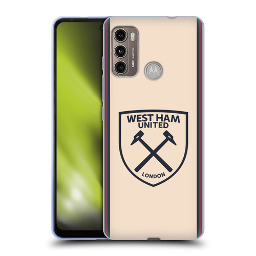 West Ham United FC 2025/26 Crest Kit Away Soft Gel Case for Motorola Moto G60 / Moto G40 Fusion West Ham United FC 2025/26 Crest Kit Away Soft Gel Case for Motorola Moto G60 / Moto G40 Fusion