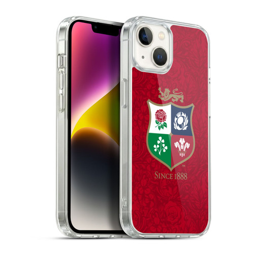 British and Irish Lions 2025 Jersey Kit Replica Soft Gel Case for Apple iPhone 14 Plus & MagSafe
