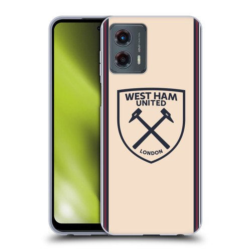 West Ham United FC 2025/26 Crest Kit Away Soft Gel Case for Motorola Moto G (2023) West Ham United FC 2025/26 Crest Kit Away Soft Gel Case for Motorola Moto G (2023)
