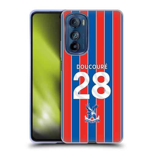 Crystal Palace FC 2025/26 Players Home Kit Cheick Doucouré Soft Gel Case for Motorola Edge 30