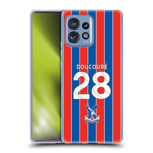 Crystal Palace FC 2025/26 Players Home Kit Cheick Doucouré Soft Gel Case for Motorola Moto Edge 40 Pro/Plus 2023