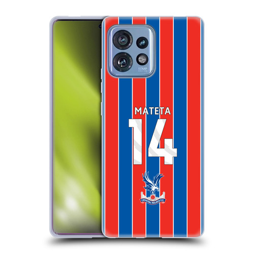 Crystal Palace FC 2025/26 Players Home Kit Jean-Philippe Mateta Soft Gel Case for Motorola Moto Edge 40 Pro/Plus 2023