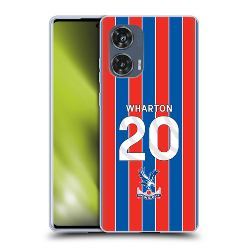 Crystal Palace FC 2025/26 Players Home Kit Adam Wharton Soft Gel Case for Motorola Edge 50 Fusion