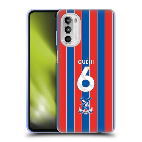Crystal Palace FC 2025/26 Players Home Kit Marc Guéhi Soft Gel Case for Motorola Moto G52