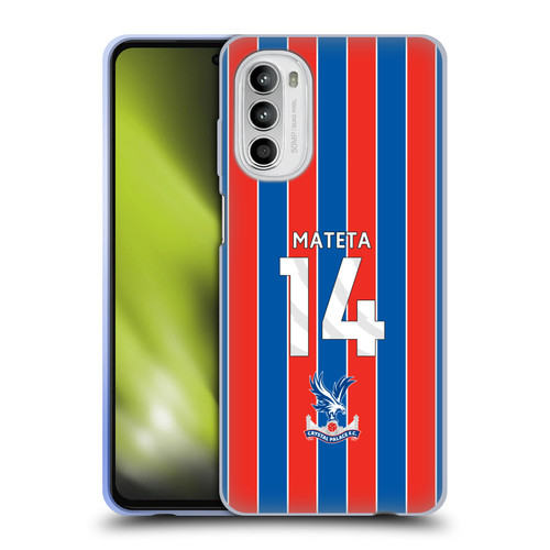 Crystal Palace FC 2025/26 Players Home Kit Jean-Philippe Mateta Soft Gel Case for Motorola Moto G52