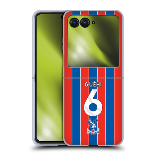 Crystal Palace FC 2025/26 Players Home Kit Marc Guéhi Soft Gel Case for Motorola Razr 40 Ultra / Razr+ 2023 Crystal Palace FC 2025/26 Players Home Kit Marc Guéhi Soft Gel Case for Motorola Razr 40 Ultra / Razr+ 2023