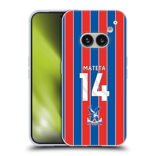 Crystal Palace FC 2025/26 Players Home Kit Jean-Philippe Mateta Soft Gel Case for Nothing Phone (2a) Crystal Palace FC 2025/26 Players Home Kit Jean-Philippe Mateta Soft Gel Case for Nothing Phone (2a)