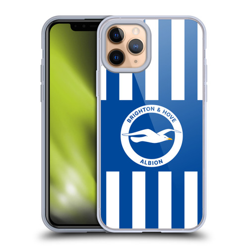 Brighton & Hove Albion F.C 2025/26 Badge Kit Home Soft Gel Case for Apple iPhone 11 Pro