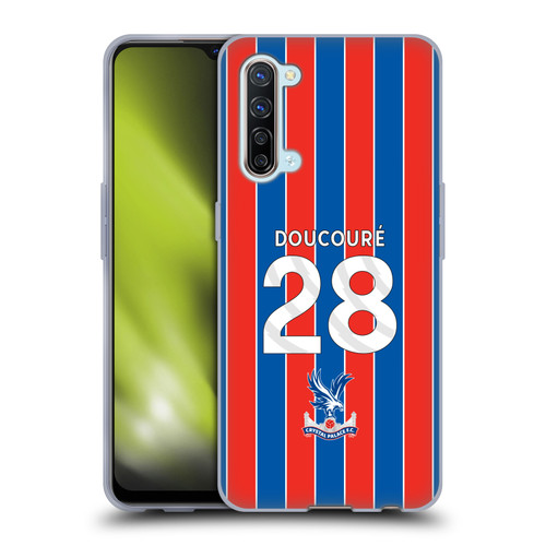 Crystal Palace FC 2025/26 Players Home Kit Cheick Doucouré Soft Gel Case for OPPO Find X2 Lite 5G