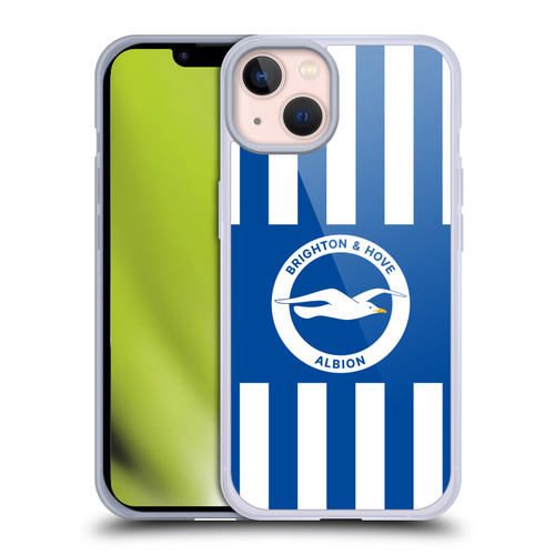 Brighton & Hove Albion F.C 2025/26 Badge Kit Home Soft Gel Case for Apple iPhone 13