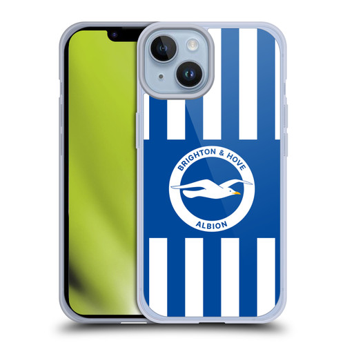Brighton & Hove Albion F.C 2025/26 Badge Kit Home Soft Gel Case for Apple iPhone 14