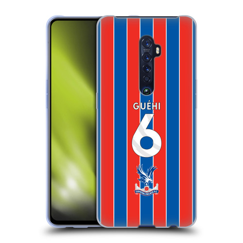 Crystal Palace FC 2025/26 Players Home Kit Marc Guéhi Soft Gel Case for OPPO Reno 2
