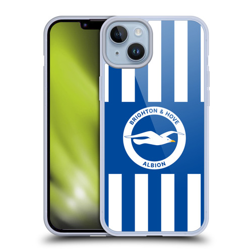Brighton & Hove Albion F.C 2025/26 Badge Kit Home Soft Gel Case for Apple iPhone 14 Plus