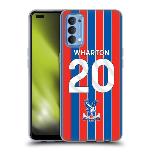 Crystal Palace FC 2025/26 Players Home Kit Adam Wharton Soft Gel Case for OPPO Reno 4 5G