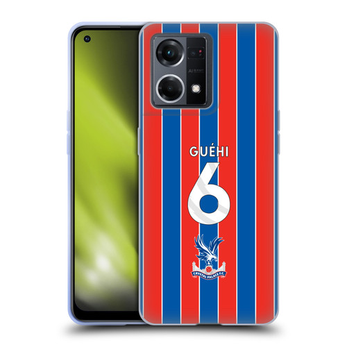 Crystal Palace FC 2025/26 Players Home Kit Marc Guéhi Soft Gel Case for OPPO Reno8 4G