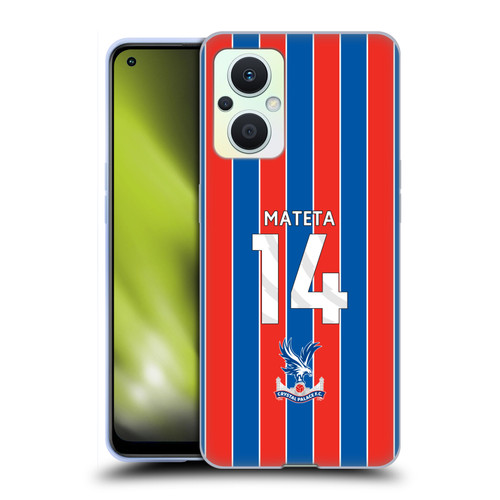 Crystal Palace FC 2025/26 Players Home Kit Jean-Philippe Mateta Soft Gel Case for OPPO Reno8 Lite
