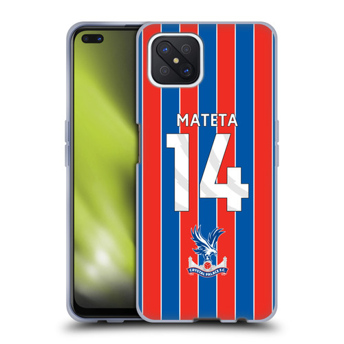 Crystal Palace FC 2025/26 Players Home Kit Jean-Philippe Mateta Soft Gel Case for OPPO Reno4 Z 5G