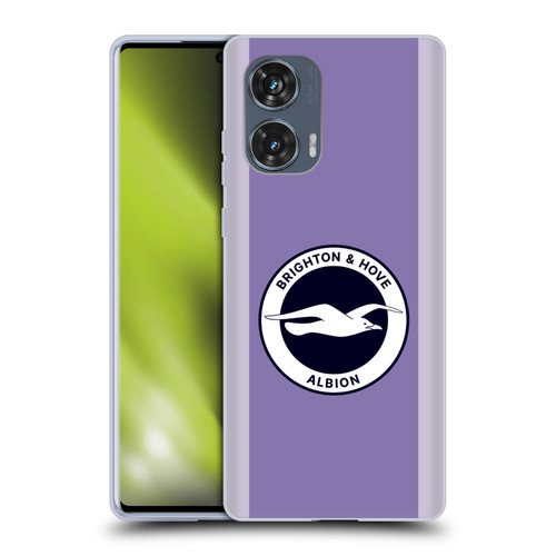 Brighton & Hove Albion F.C 2025/26 Badge Kit Away Soft Gel Case for Motorola Edge 50 Fusion