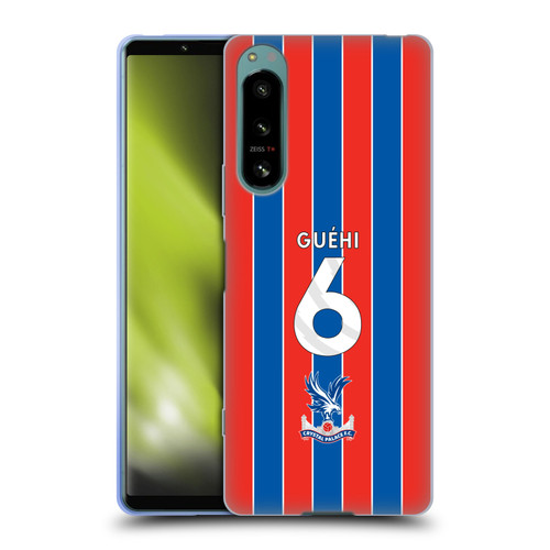 Crystal Palace FC 2025/26 Players Home Kit Marc Guéhi Soft Gel Case for Sony Xperia 5 IV Crystal Palace FC 2025/26 Players Home Kit Marc Guéhi Soft Gel Case for Sony Xperia 5 IV
