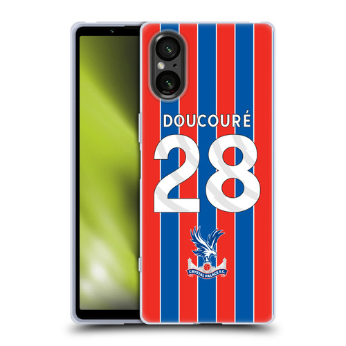 Crystal Palace FC 2025/26 Players Home Kit Cheick Doucouré Soft Gel Case for Sony Xperia 5 V 5G