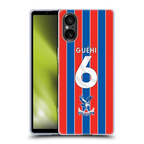 Crystal Palace FC 2025/26 Players Home Kit Marc Guéhi Soft Gel Case for Sony Xperia 5 V 5G Crystal Palace FC 2025/26 Players Home Kit Marc Guéhi Soft Gel Case for Sony Xperia 5 V 5G